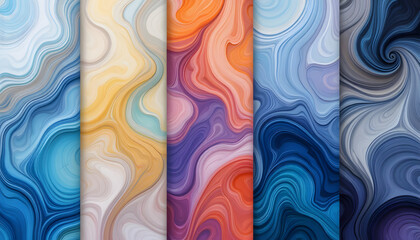 abstract colorful background with waves