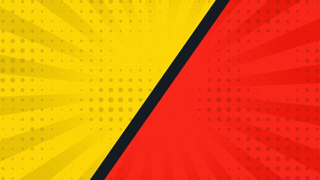 Cartoon Fighting Battle Animated Background