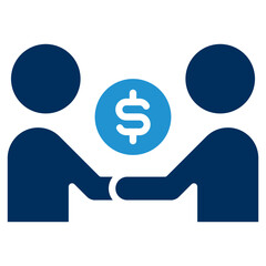 Business Blue Color Icon