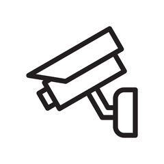 CCTV, Closed-Circuit Television Vector Icons In Trendy Design EPS 10