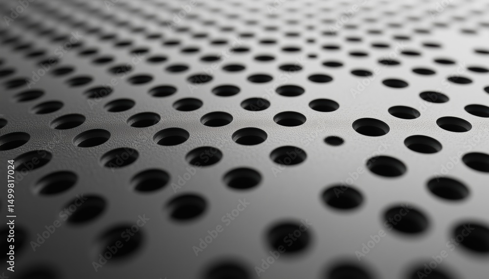 Poster vanishing polka dot gradient: a repeatable black pattern with dotted halftone effect and gradation.