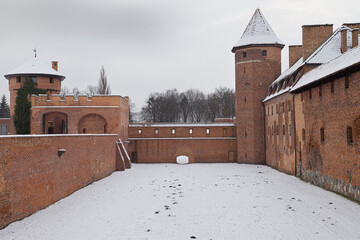 Watchtowers and Dry Moat of the Lower Castle of Malbork
