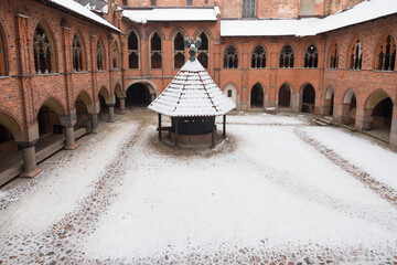 Inner Courtyard of the High Castle at Malbork