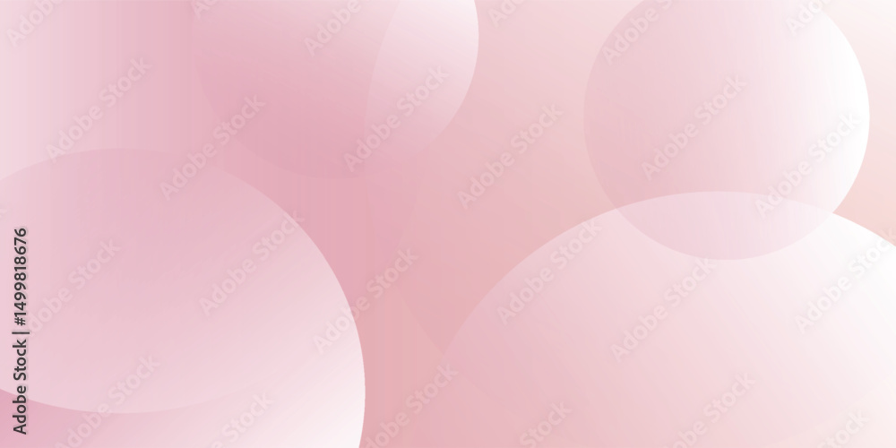 Poster modern background modern minimalist pink and yellow gradations circle effect design abstract vector 