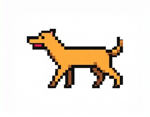 Obraz premium 牛 ドット絵