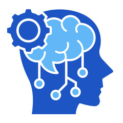 Digital Mindset  Icon Element For Design	