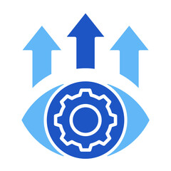 Future Vision  Icon Element For Design	