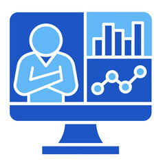 Data Driven  Icon Element For Design	