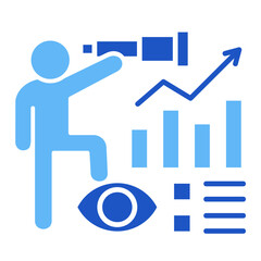 Transparent Vision  Icon Element For Design	