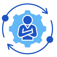 Adaptive Leader  Icon Element For Design	