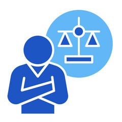 Leader In Balance  Icon Element For Design	