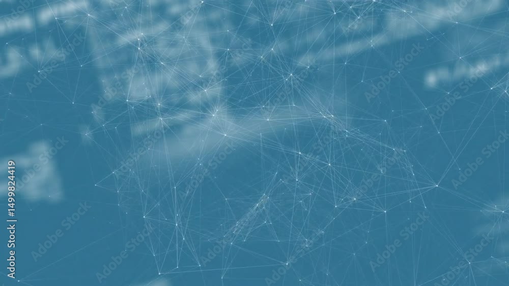 Poster Initial pulse starting bright nodes emerging and linking into network for visualizing data