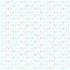 Pattern of wall decoration, ribbon, medal, toga