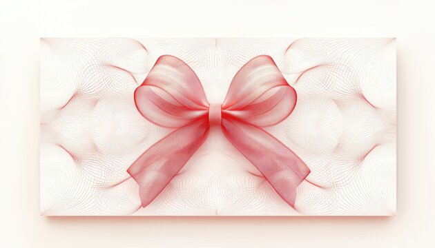 Banknote Gift Certificate, Voucher, And Coupon Template Featuring Full Guilloche Pattern Watermark: Ideal For Banking Purposes.