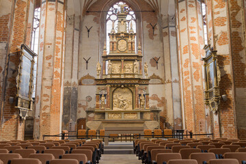 Nave of St John Church of Gdansk