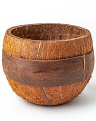 Fototapeta premium Natural coconut bowl for serving dishes