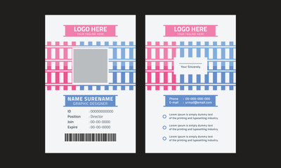 Corporate ID Card Design Template