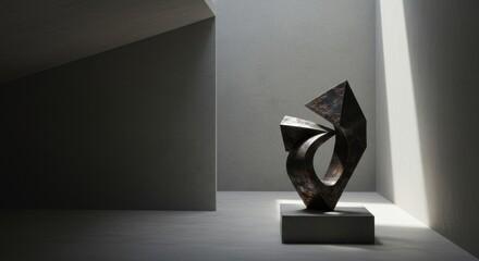 Abstract Sculpture in Angular Space