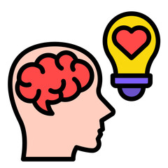 Emotional Intelligence  Icon Element For Design	