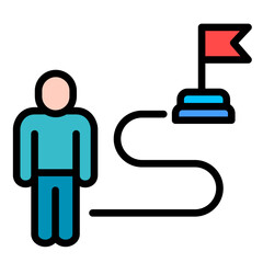 Purpose Driven  Icon Element For Design	