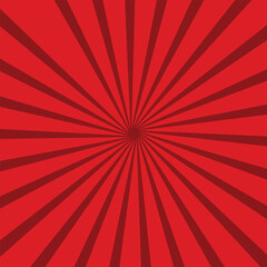 red sun burst ray background with blank copy space