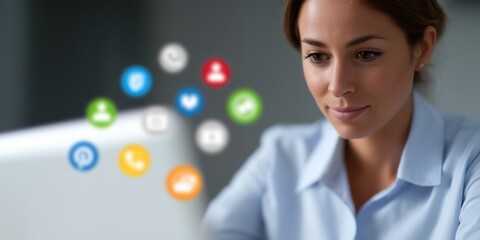 Professional recruitment process: posting job openings on multiple digital platforms