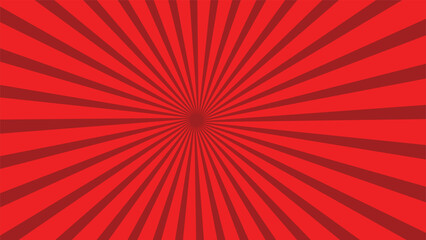  red sun burst ray background with blank copy space