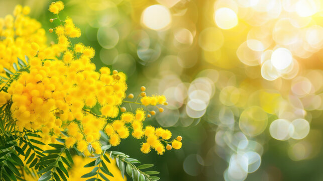 yellow flowers on a blue background