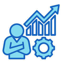 Growth Arrow  Icon Element For Design	