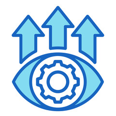 Future Vision  Icon Element For Design	