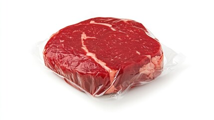 Fototapeta premium Premium Vacuum-Sealed Ribeye Steak: A Culinary Delight