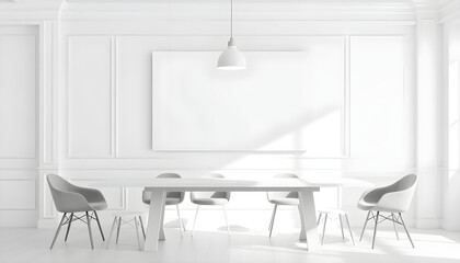Modern minimalist conference room design office interior photography bright contemporary