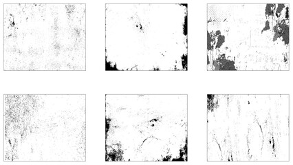 Grunge Urban Backgrounds set. Dust Overlay Distress Grain. Simply Place illustration over any Object to Create grungy Effect