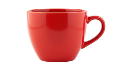 Isolated Red Coffee Cup