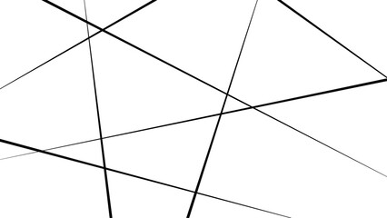 Random geometric line pattern on a transparent background, abstract seamless line vector. Random chaotic lines abstract geometric patterns of modern design. 
