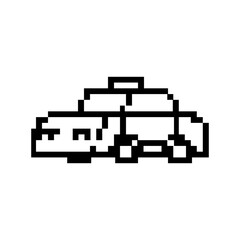 pixel taxi car