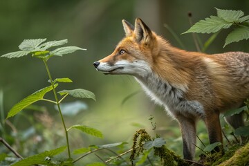 Fototapeta premium red fox vulpes