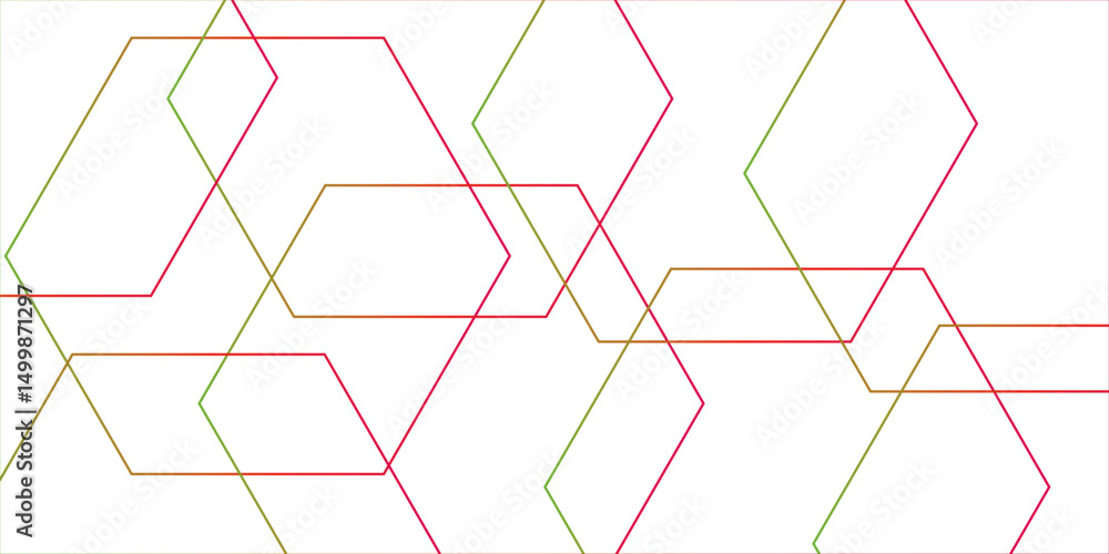 Poster abstract hexagon white background with shadow .colorful background futuristic blue neon.clear patter