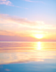 sunset over the sea