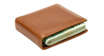 Isolated Wallet with Money