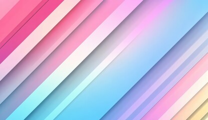Fototapeta premium Diagonal striped background in pastel colors