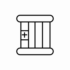 Elevator lift building icon vector sign