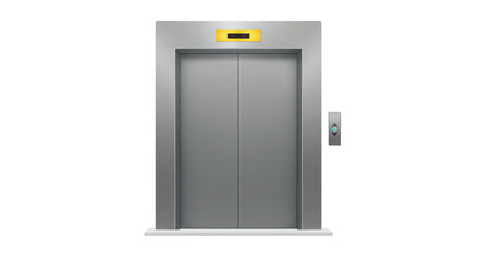 Isolated Elevator Doors © Emma
