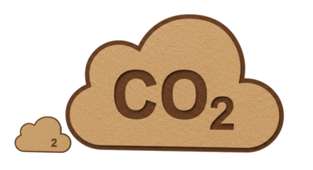 Isolated CO2 Icon
