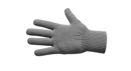 Isolated Knitted Glove for Protection