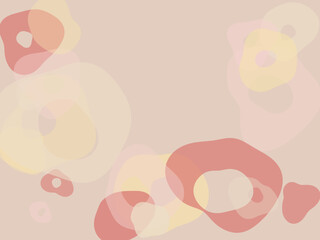 Colorful Organic Geometric Pattern Background &ndash; Seamless Vector Design - Pastel Blob Shapes