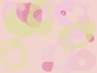 Colorful Organic Geometric Pattern Background – Seamless Vector Design - Pastel Blob Shapes