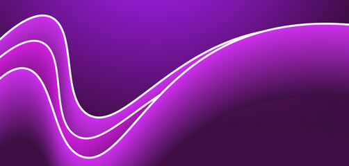 Glowing 3d purple abstract background 