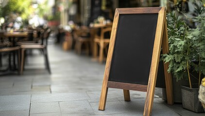 Outdoor cafe menu board (2)