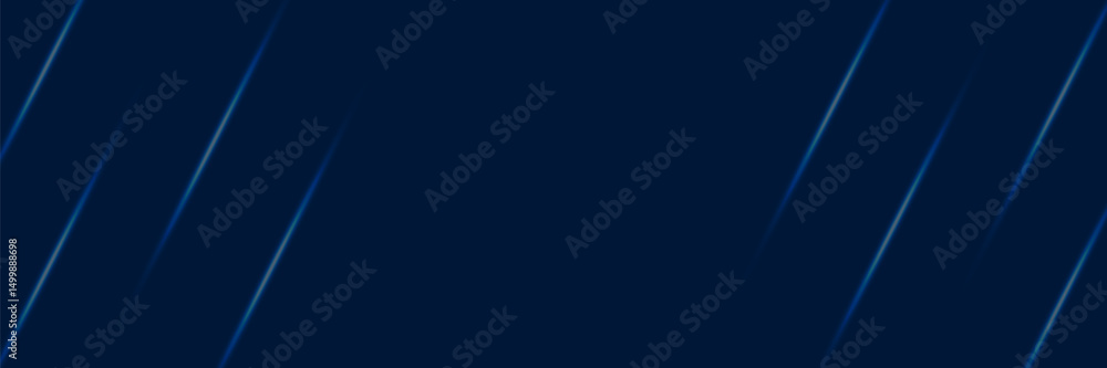Poster dark blue background with abstract glowing lines graphic elements. modern simple texture design. fut